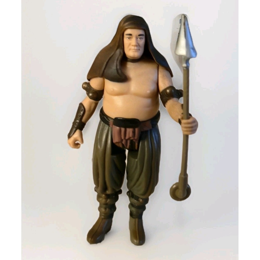 Vintage 1997 Kenner Star Wars Power Of The Force Malakili Rancor Keeper Complete